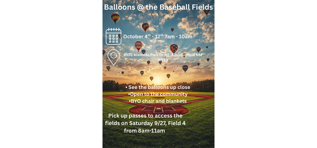 Balloons @ The Baseball Fields