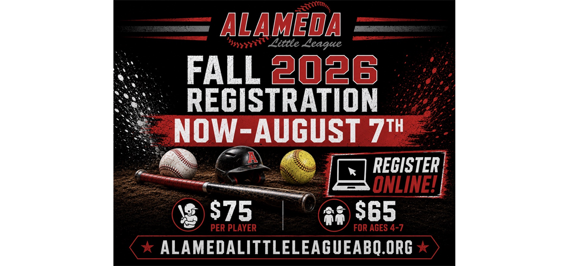 Fall 2026 Registration NOW OPEN